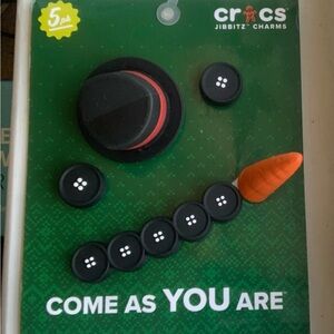 CROCS 3D Jibbitz Charms Snowman Set